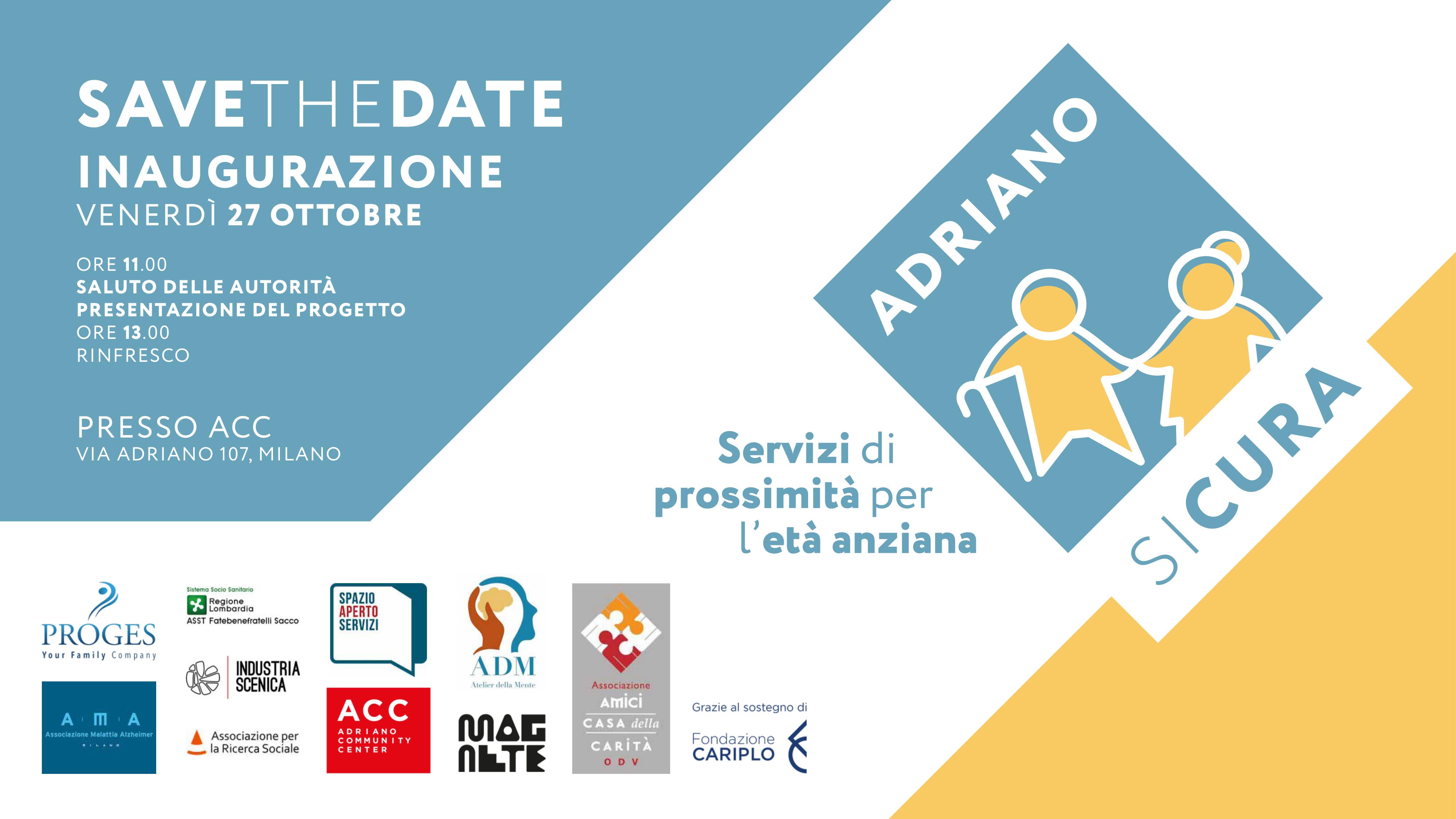 Inaugurazione Progetto ADRIANO SiCura 